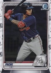 2020 Bowman Chrome Prospects Cristian Pache #BCP-5 card