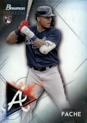 2021 Bowman Sterling Base Set Cristian Pache #BSR-62 card