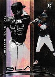 2021 Panini Chronicles Black Cristian Pache #1 card