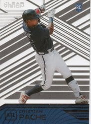 2021 Panini Chronicles Clear Vision Cristian Pache #8 card