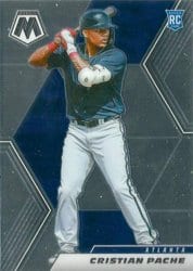2021 Panini Mosaic Base Set Cristian Pache #230 card
