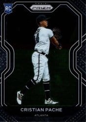 2021 Panini Prizm Base Set Cristian Pache #144 card