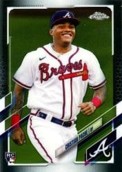 2021 Topps Chrome Base Set Cristian Pache #178 card