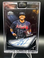 2021 Topps Chrome Black Autographs Cristian Pache #CBA-CPA