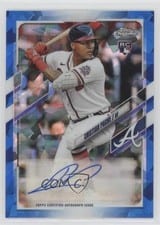 2021 Topps Chrome Sapphire Edition Rookie Autographs Cristian Pache #RA-CP