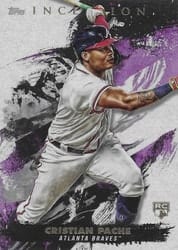 2021 Topps Inception Base Set Cristian Pache #63 card