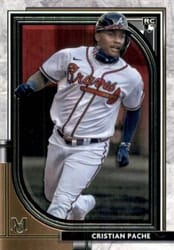 2021 Topps Museum Collection Base Set Cristian Pache #14 card