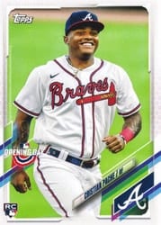 2021 Topps Opening Day Base Set Cristian Pache #3 card