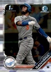 2019 Bowman Chrome Prospects Cristian Santana #BCP-134 card