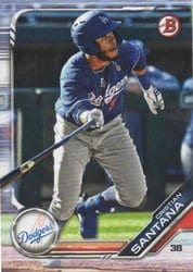 2019 Bowman Draft Base Set Cristian Santana #BD-80 card