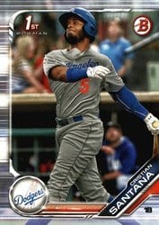 2019 Bowman Prospects Cristian Santana #BP-134 card