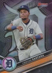 2022 Bowman's Best Top Prospects Cristian Santana #TP-3 card