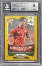 2014 Panini Prizm World Cup Stars Cristiano Ronaldo #28 card