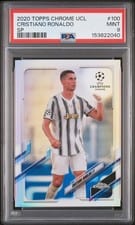 2019 Topps Chrome UEFA Champions League Cristiano Ronaldo #100 card