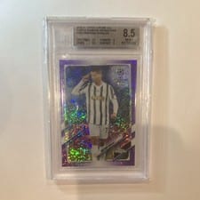 2020 Topps Chrome UEFA Champions League Cristiano Ronaldo #100 card