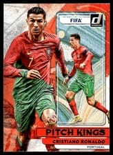 2022 Panini Donruss Pitch Kings Cristiano Ronaldo #17 card