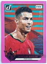 2024 Panini Donruss Pitch Kings Cristiano Ronaldo Pink #13 card