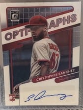 2022 Donruss Optic Optigraphs Cristopher Sanchez #OG-CS card