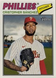 2026 Topps Heritage Base Set Cristopher Sánchez #110 card