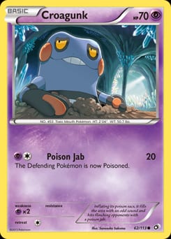 Legendary Treasures Croagunk #62 card