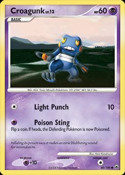 2008 Majestic Dawn Croagunk #60 card