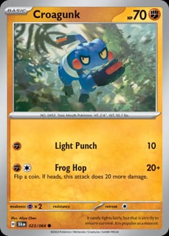Shrouded Fable Croagunk #23 card