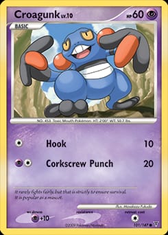 Supreme Victors Croagunk #101 card