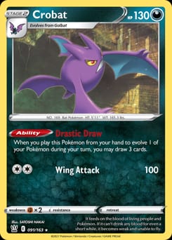 Battle Styles Crobat #91 card