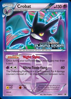 BW Black Star Promos Crobat #BW51 card