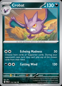 Paradox Rift Crobat #112 card
