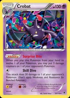 2014 Phantom Forces Crobat #33 card