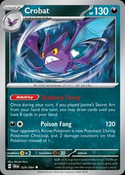 Shrouded Fable Crobat #29 card