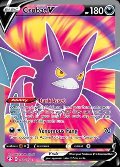 2020 Darkness Ablaze Crobat V #182 card