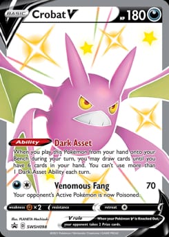 SWSH Black Star Promos Crobat V #SWSH098 card