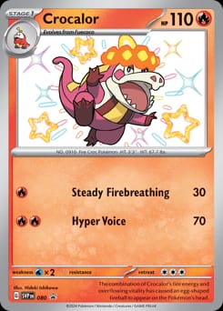 Scarlet & Violet Black Star Promos Crocalor #80 card
