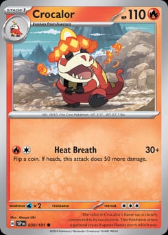Surging Sparks Crocalor #30 card