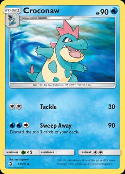 Dragon Majesty Croconaw #23 card