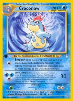 Neo Genesis Croconaw #31 card