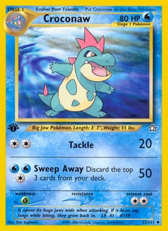 Neo Genesis Croconaw #32 card
