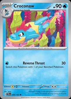 Temporal Forces Croconaw #40 card