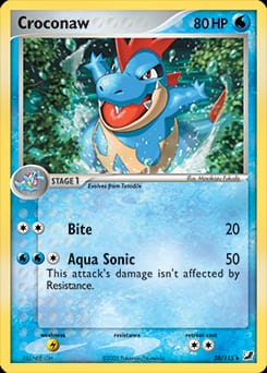 Unseen Forces Croconaw #38 card