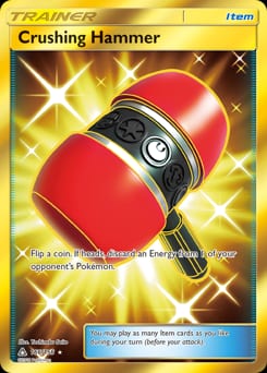 Ultra Prism Crushing Hammer #166 card