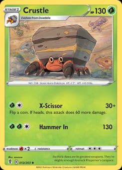 Evolving Skies Crustle #12 card
