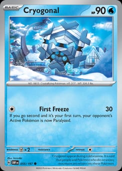 Obsidian Flames Cryogonal #55 card