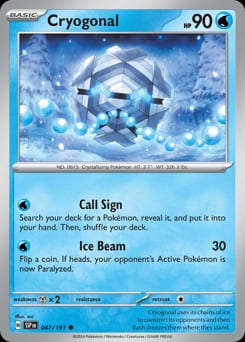 Surging Sparks Cryogonal #47 card