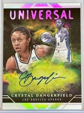 2024 Panini Origins WNBA Universal Autographs Crystal Dangerfield #UA-CD card