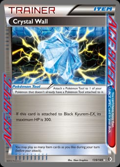 Boundaries Crossed Crystal Wall #139 card