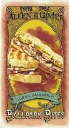 2024 Topps Allen & Ginter Ballpark Bites Mini Cuban Sandwich #BB-19 card