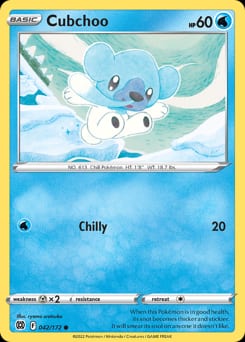 Brilliant Stars Cubchoo #42 card