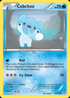 Plasma Storm Cubchoo #40 card